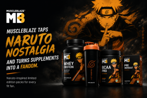 MuscleBlaze Taps Naruto Nostalgia and Turns Supplements into a Fandom