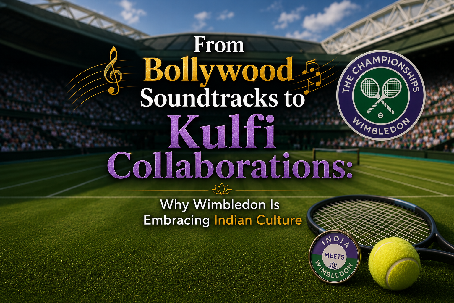 Why Wimbledon Is Embracing Indian Culture