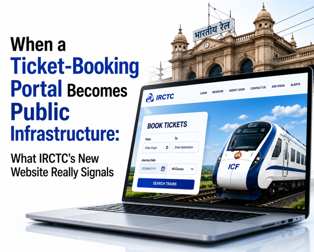 When a Ticket-Booking Portal Becomes Public Infrastructure: What IRCTC’s New Website Really Signals
