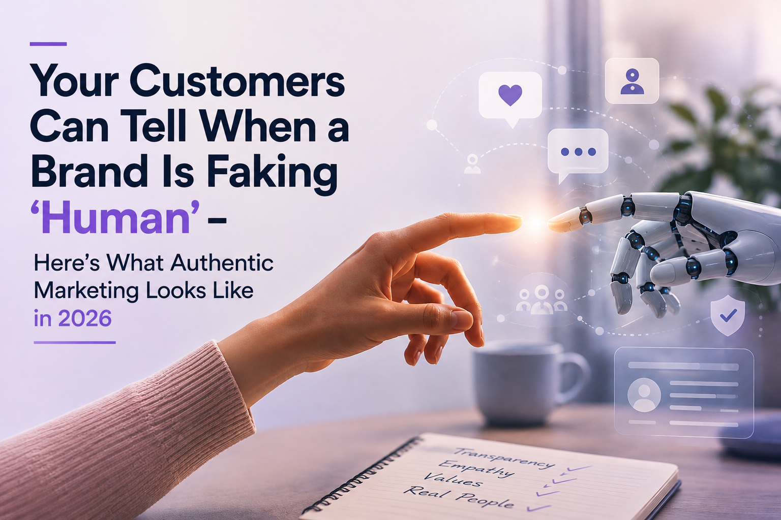 Your Customers Can Tell When a Brand Is Faking ‘Human’ – Here’s What Authentic Marketing Looks Like in 2026