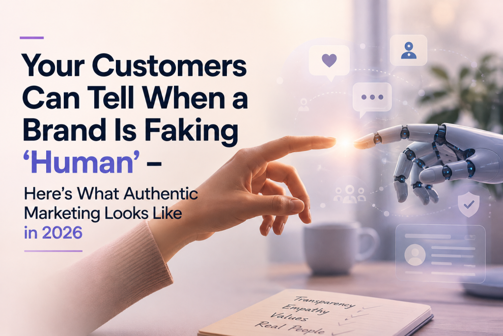 Your Customers Can Tell When a Brand Is Faking ‘Human’ – Here’s What Authentic Marketing Looks Like in 2026
