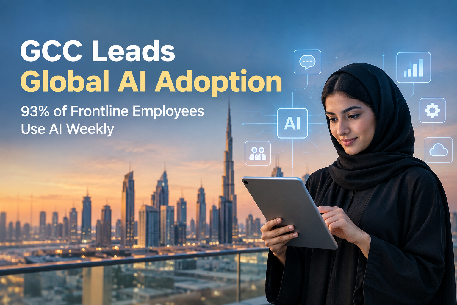 Beyond Adoption: How the GCC Region Is Turning AI Into a Workplace Advantage
